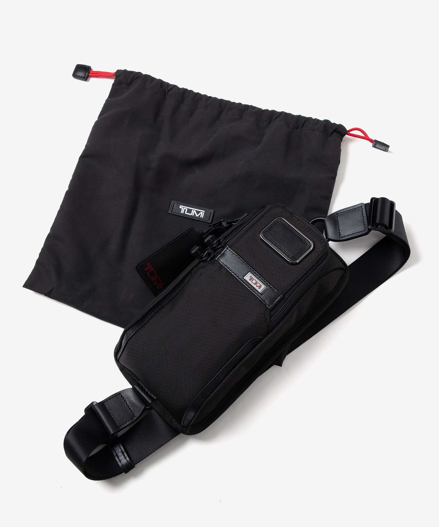 未使用TUMI ALPHA ボディバッグ TUMI（トゥミ） 並行輸入 ウエストバッグ ボディバッグ アルファ