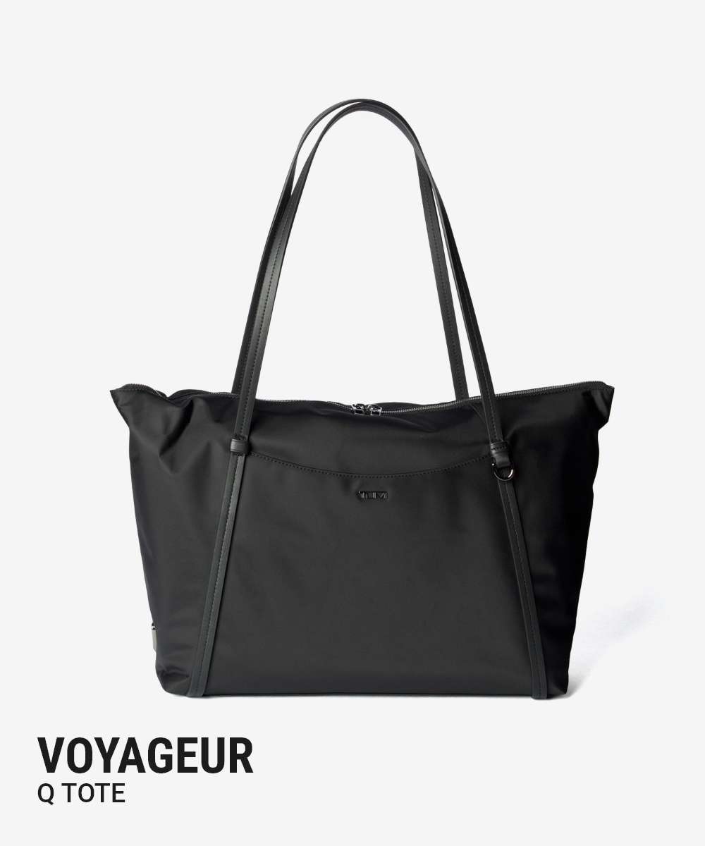 トゥミ TUMI VOYAGEUR ヴォヤジュール Q TOTE キュー トート （BLACK/GUNMETAL） BLACK/GUNMETAL