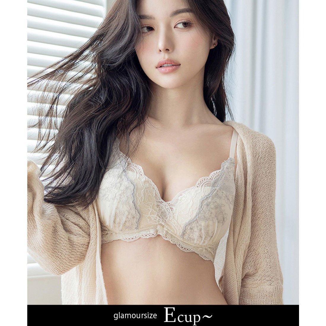 ツーハッチ tu-hacci 【EFGカップ】Leene セレニティノンワイヤーブラ【ブラ単品】,アイボリー