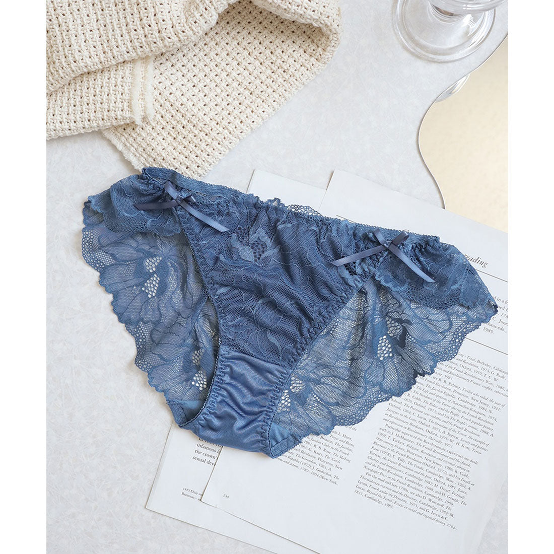 "Two Hatch tu-hacci Peony Lace Side Ribbon Shorts [Shorts Only] [Non-Returnable Item]"