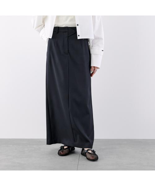 ツウィル TWILL TWILL ロングスカート TW24235 ストレート （ブラック） ブラック