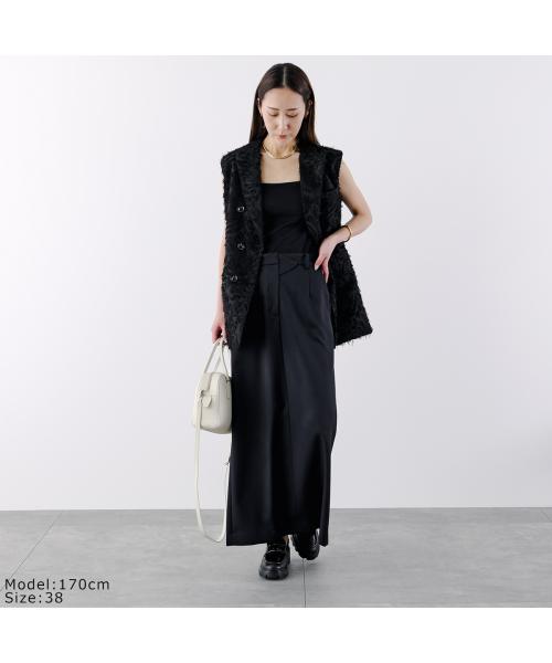 ツウィル TWILL TWILL ロングスカート TW24235 ストレート （ブラック） ブラック