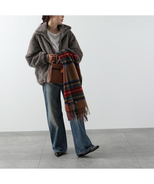 ツイードミル TWEEDMILL TWEED MILL マフラー Lambswoo Knes Rug ウール 中判ストール （(5)Carafe-Brown-Stewart） (5)Carafe-Brown-Stewart