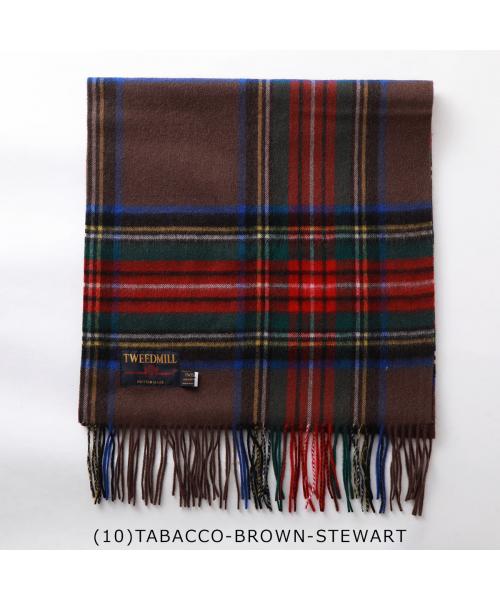 ツイードミル TWEEDMILL TWEED MILL マフラー Lambswoo Knes Rug ウール 中判ストール （(10)Tabacco-Brown-Stewart） (10)Tabacco-Brown-Stewart