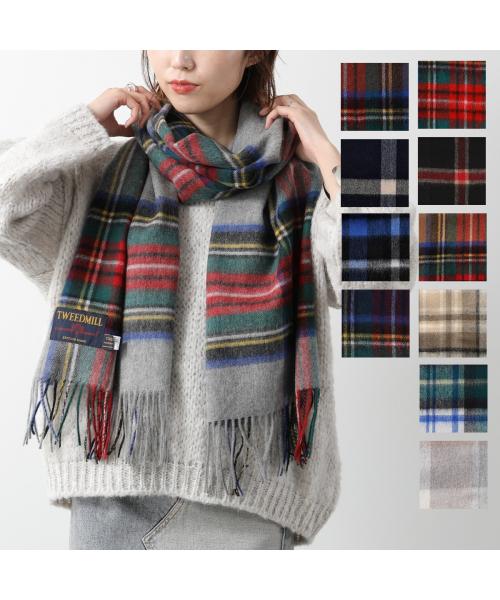 ツイードミル TWEEDMILL TWEED MILL 圍巾 Lambswoo Knes Rug 羊毛 中型披肩