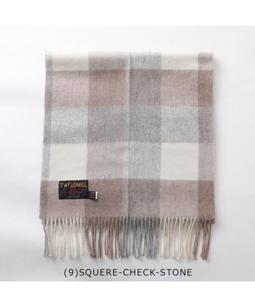 ツイードミル TWEEDMILL TWEED MILL マフラー Lambswoo Knes Rug ウール 中判ストール （(3)Red） (3)Red
