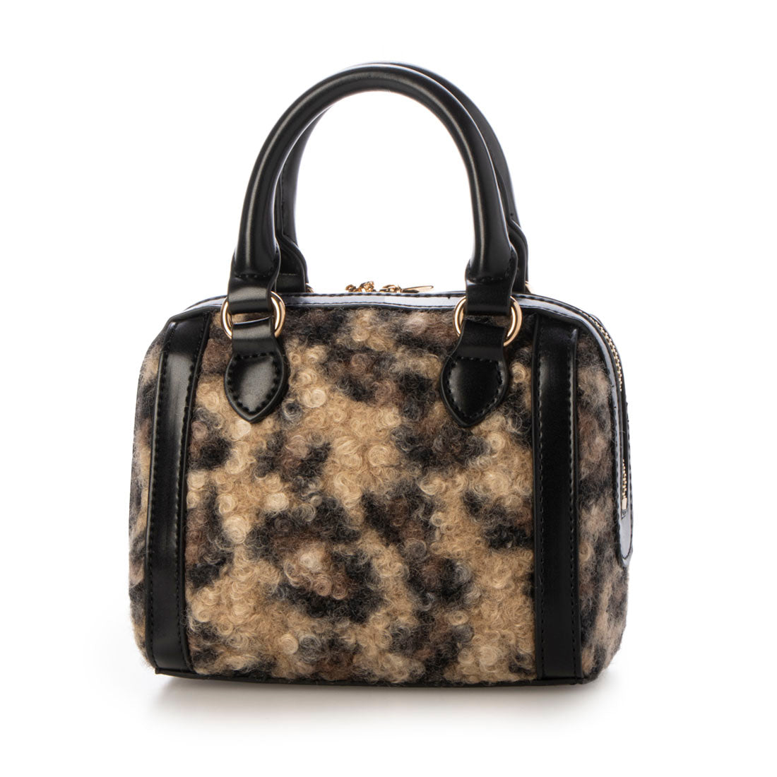 Ungrid JJ Embroidery Fluffy Micro Mini Boston Bag