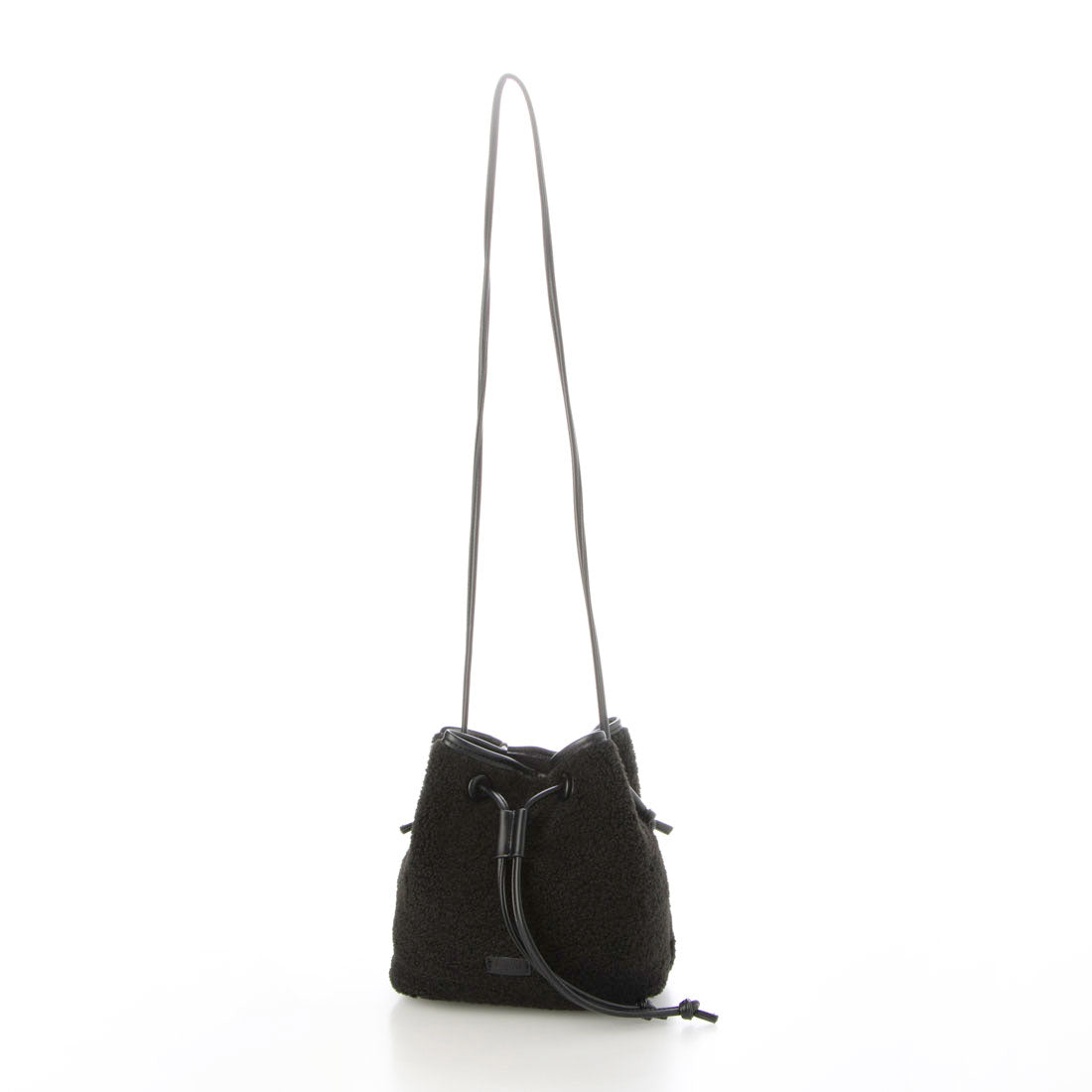 Ungrid Ungrid Boa × Corduroy Drawstring Mini Shoulder Bag