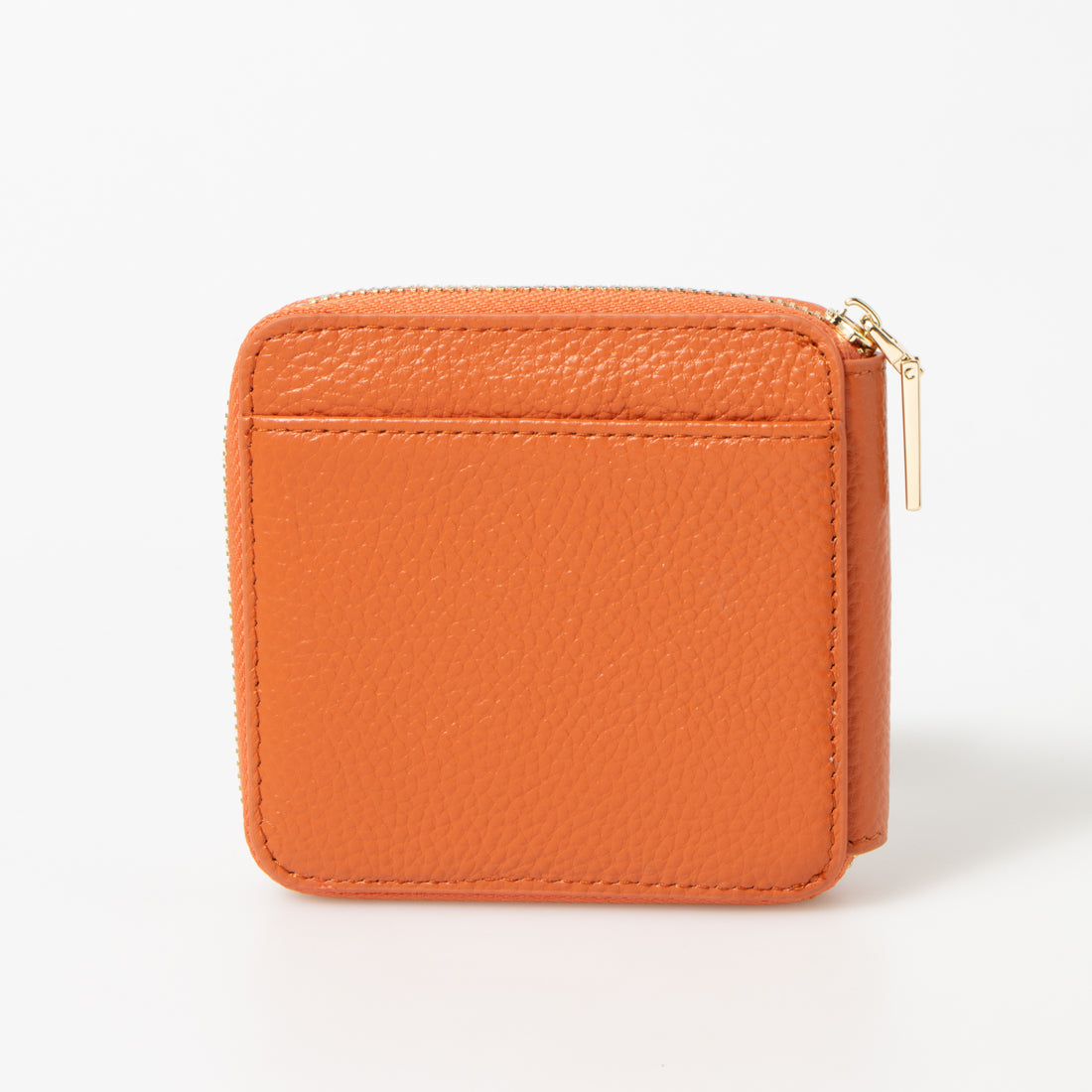 Ungrid Cowhide Round Two-Fold Mini Wallet