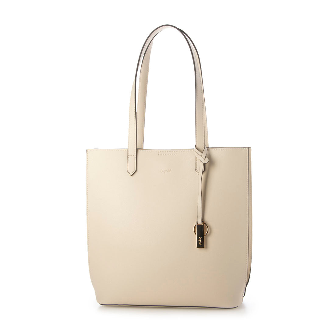 アングリッド Ungrid キーチャーム付 軽量 両アオリポケットA4トートバッグ （IVO） IVO