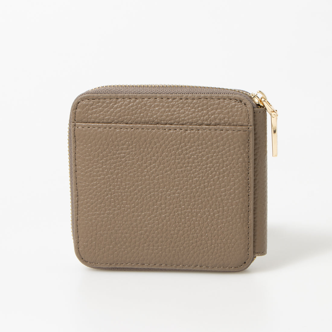 Ungrid Cowhide Round Two-Fold Mini Wallet