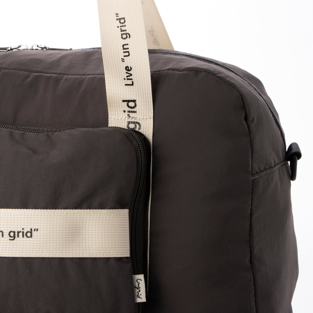 アングリッド Ungrid 7ポケット多機能ラージボストンバッグ （GRY/IVO） GRY/IVO