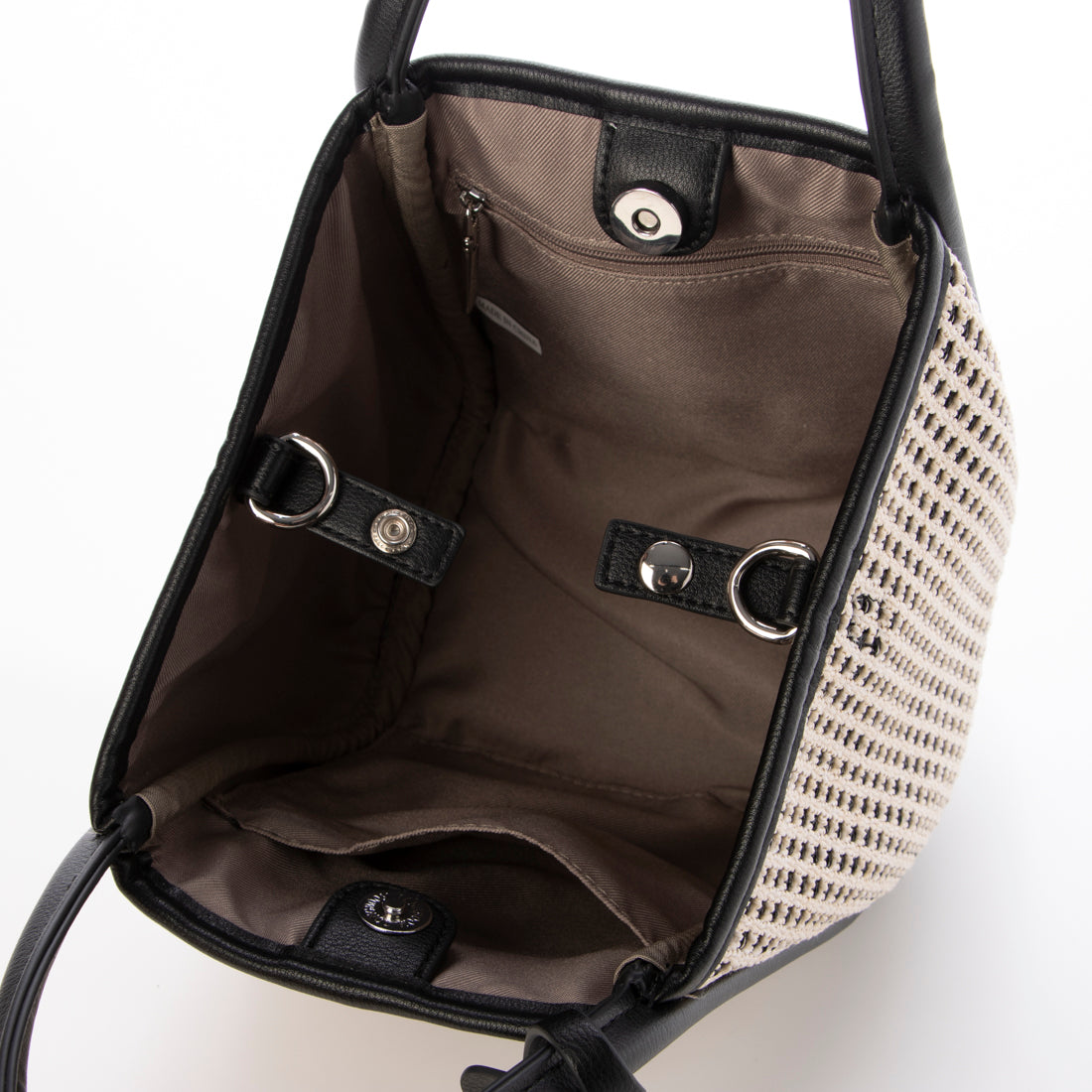 アングリッド Ungrid ナチュラル 2WAYミニトートバッグ （BLK） BLK