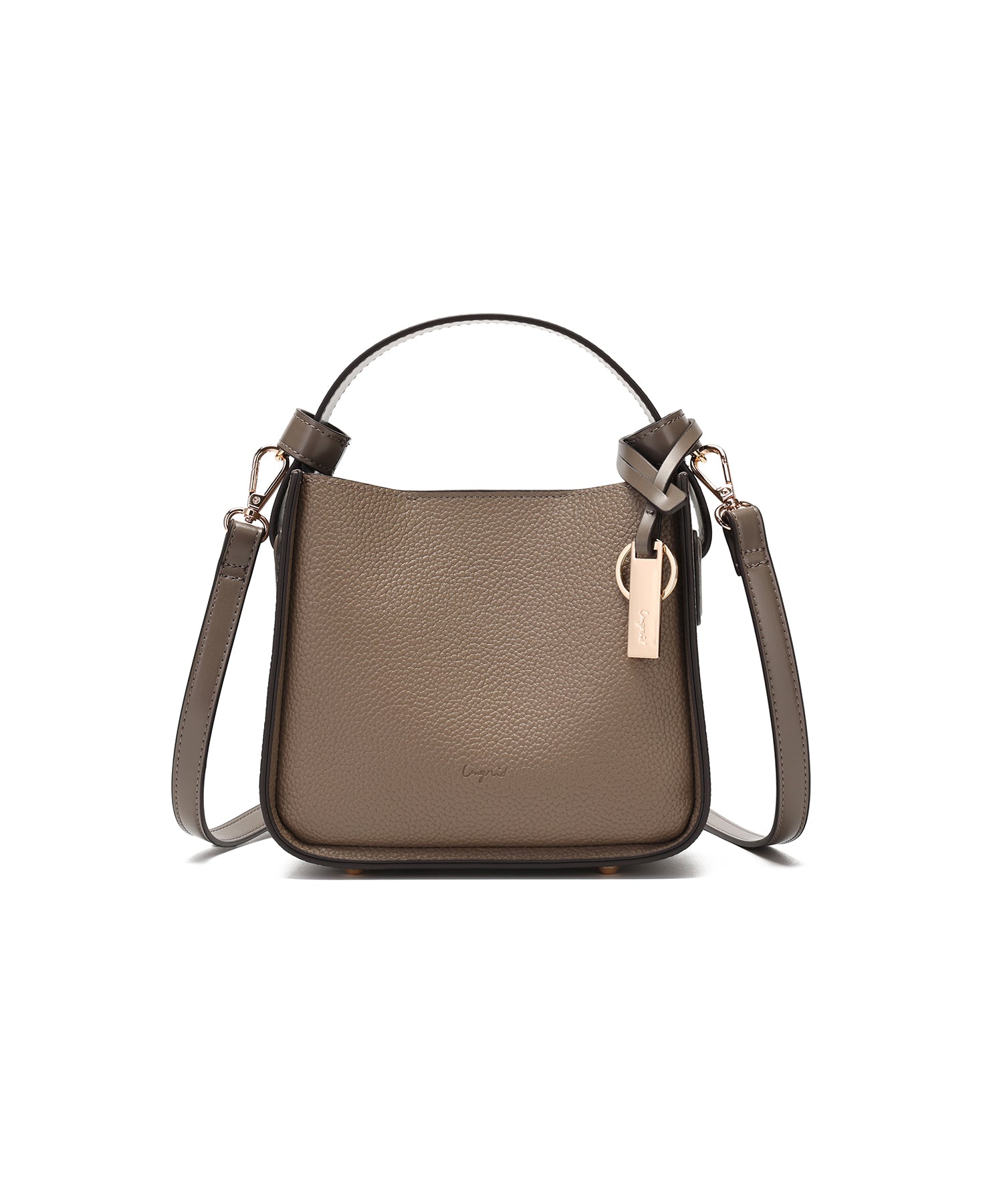 Ungrid Ungrid Lightweight Soft Shrink Plate Charm Mini Shoulder Bag