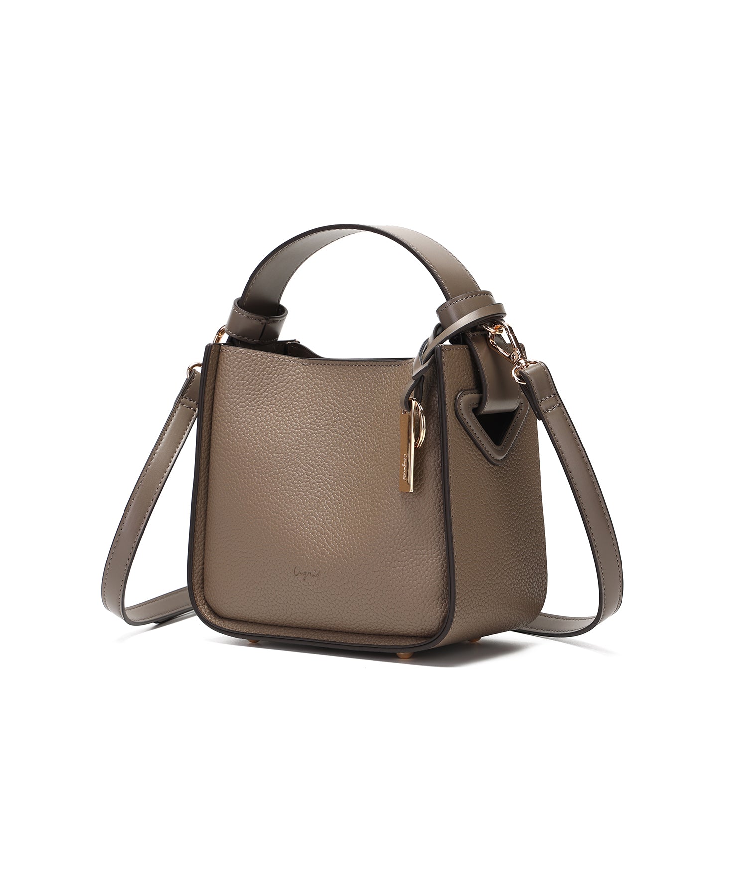 Ungrid Ungrid Lightweight Soft Shrink Plate Charm Mini Shoulder Bag