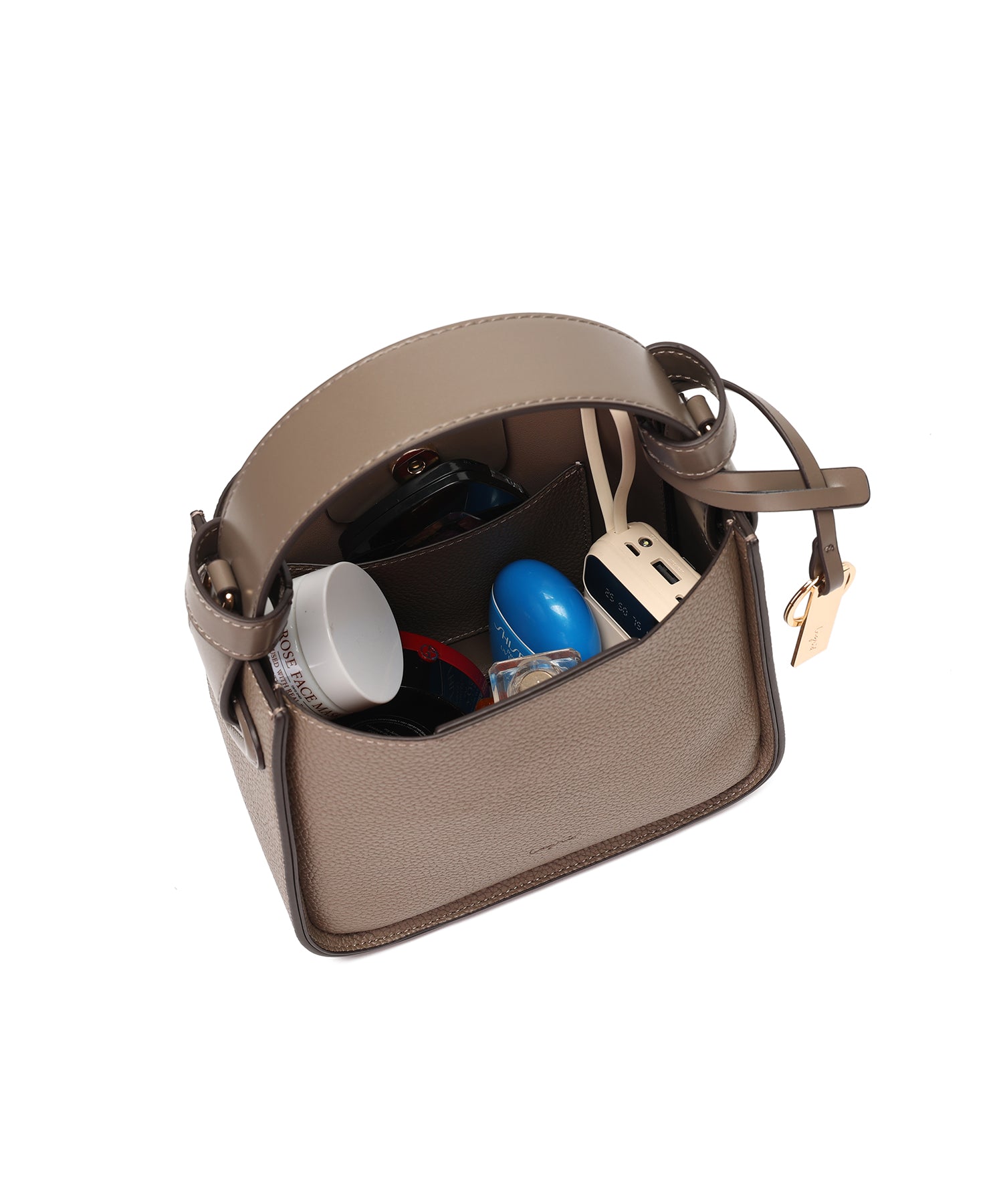 Ungrid Ungrid Lightweight Soft Shrink Plate Charm Mini Shoulder Bag