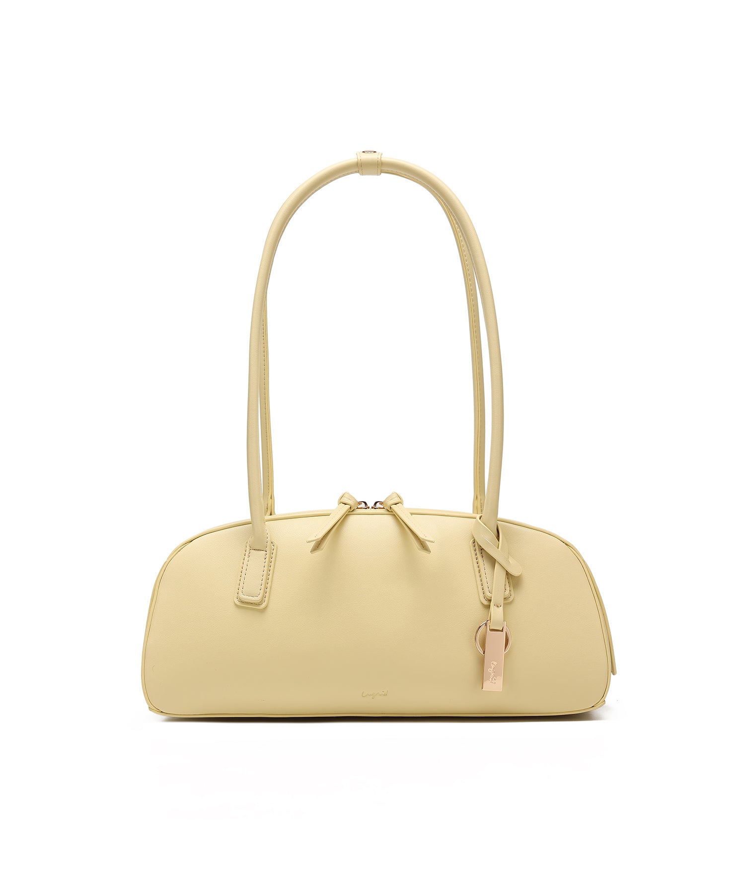 Ungrid Ungrid Simple Smooth Plate Charm Long Boston Bag