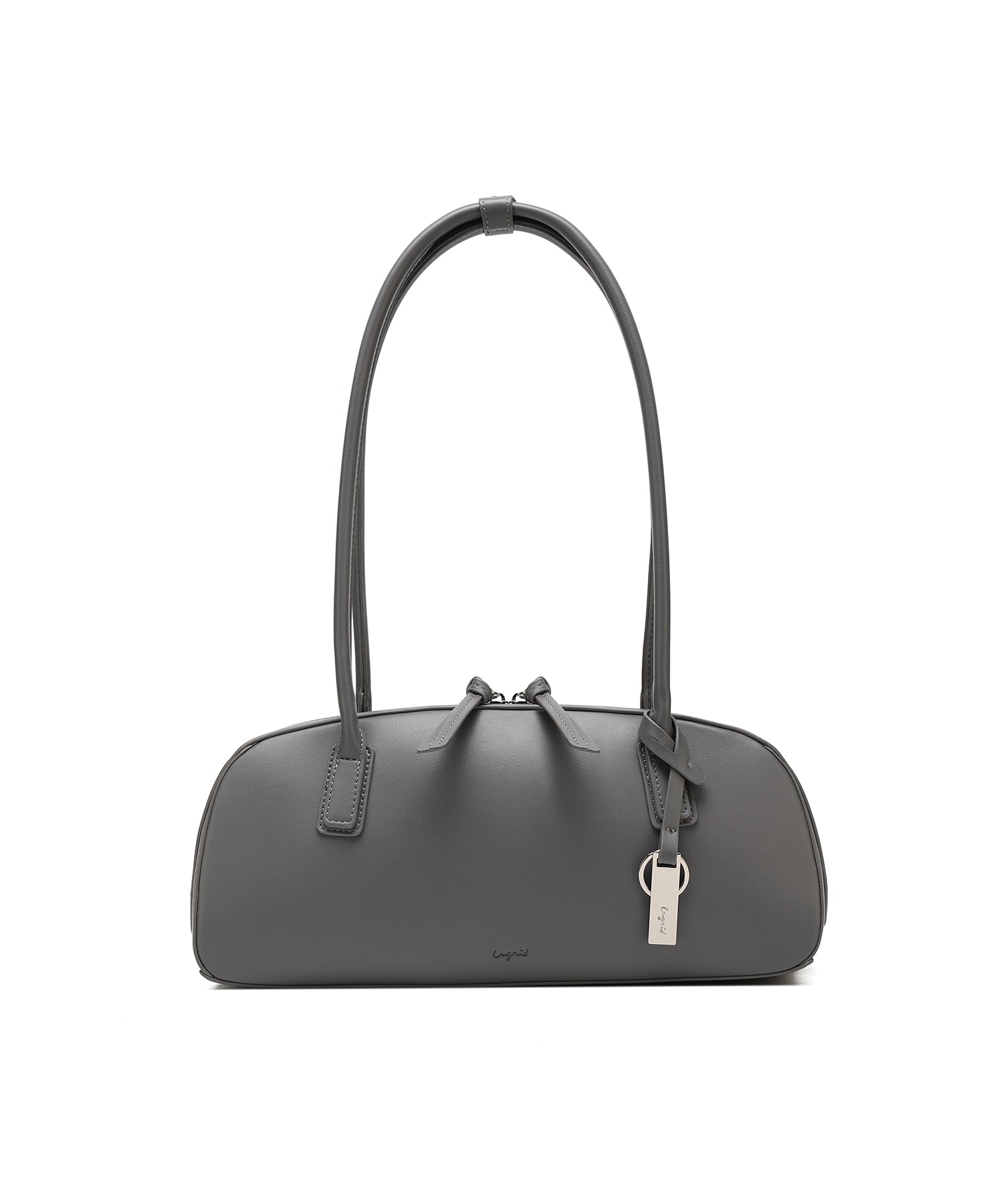 Ungrid Ungrid Simple Smooth Plate Charm Long Boston Bag