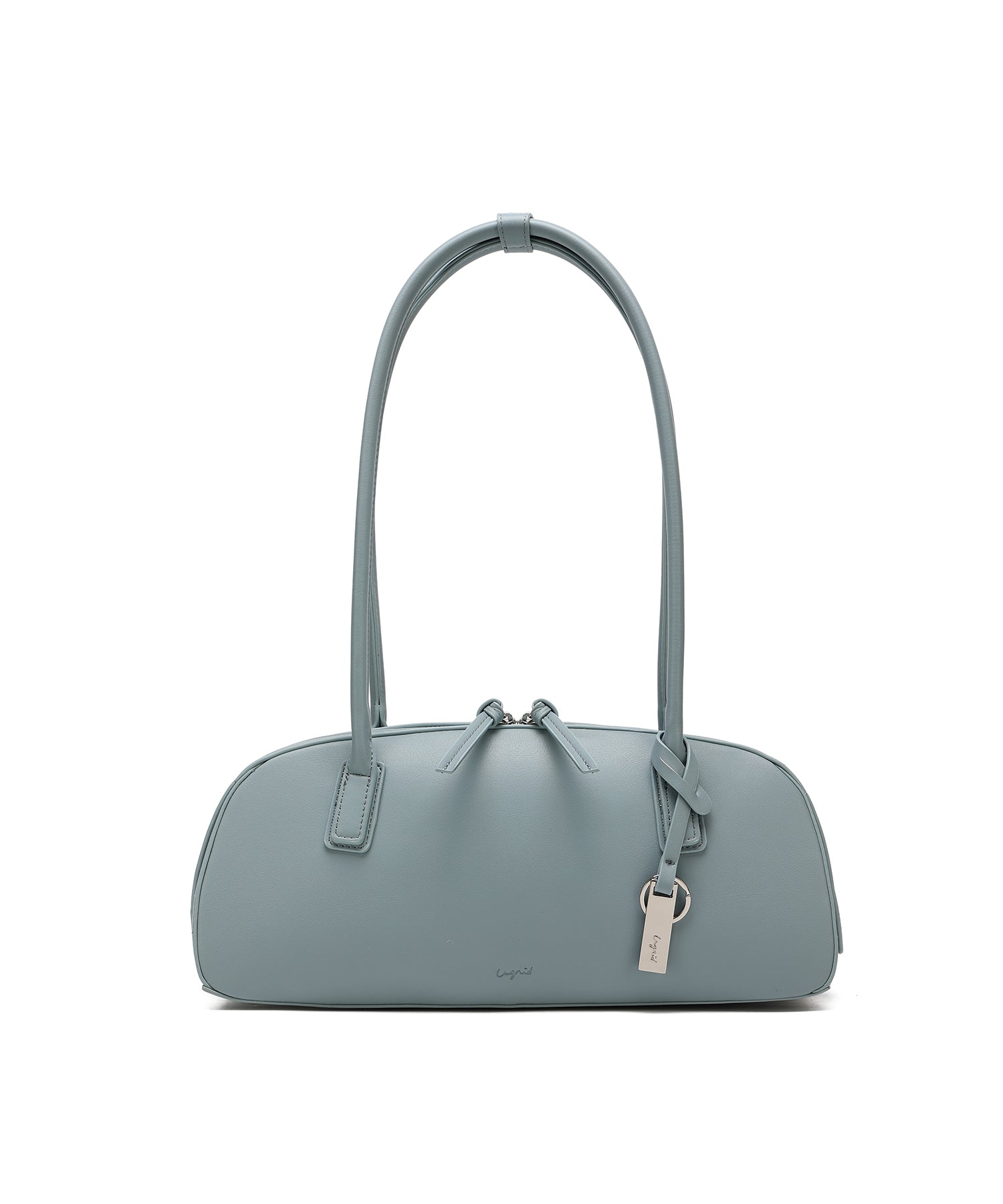 Ungrid Ungrid Simple Smooth Plate Charm Long Boston Bag