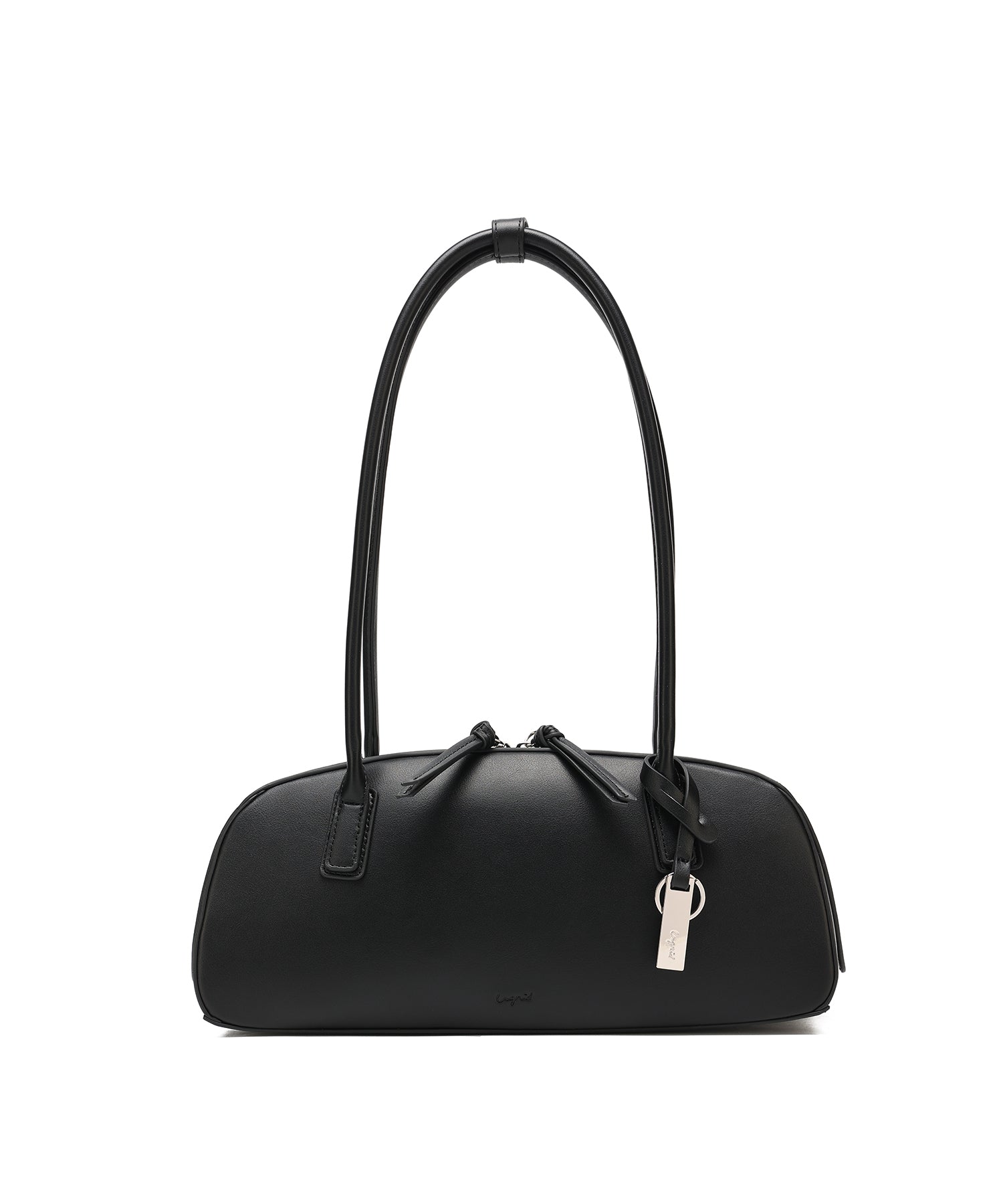Ungrid Ungrid Simple Smooth Plate Charm Long Boston Bag