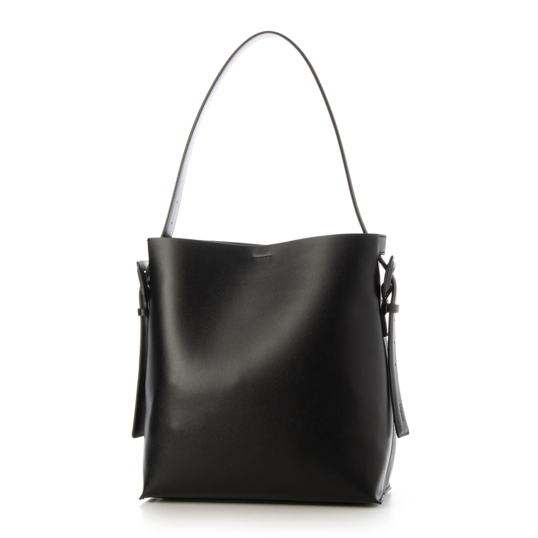 アングリッド Ungrid ソフトスムース クルミバックルA4ショルダーバッグ （BLK） BLK