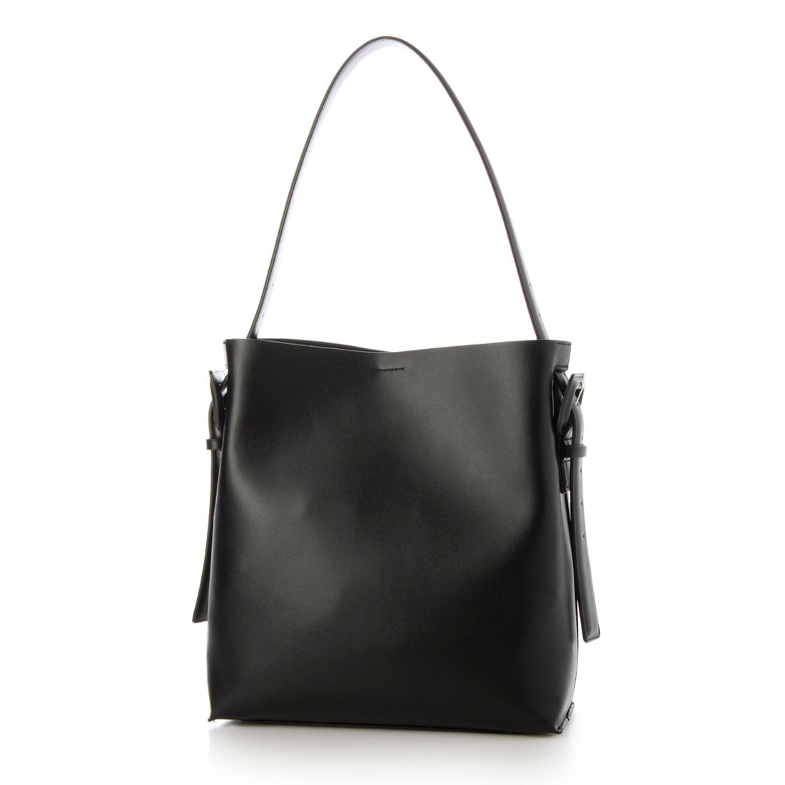 アングリッド Ungrid ソフトスムース クルミバックルA4ショルダーバッグ （BLK） BLK