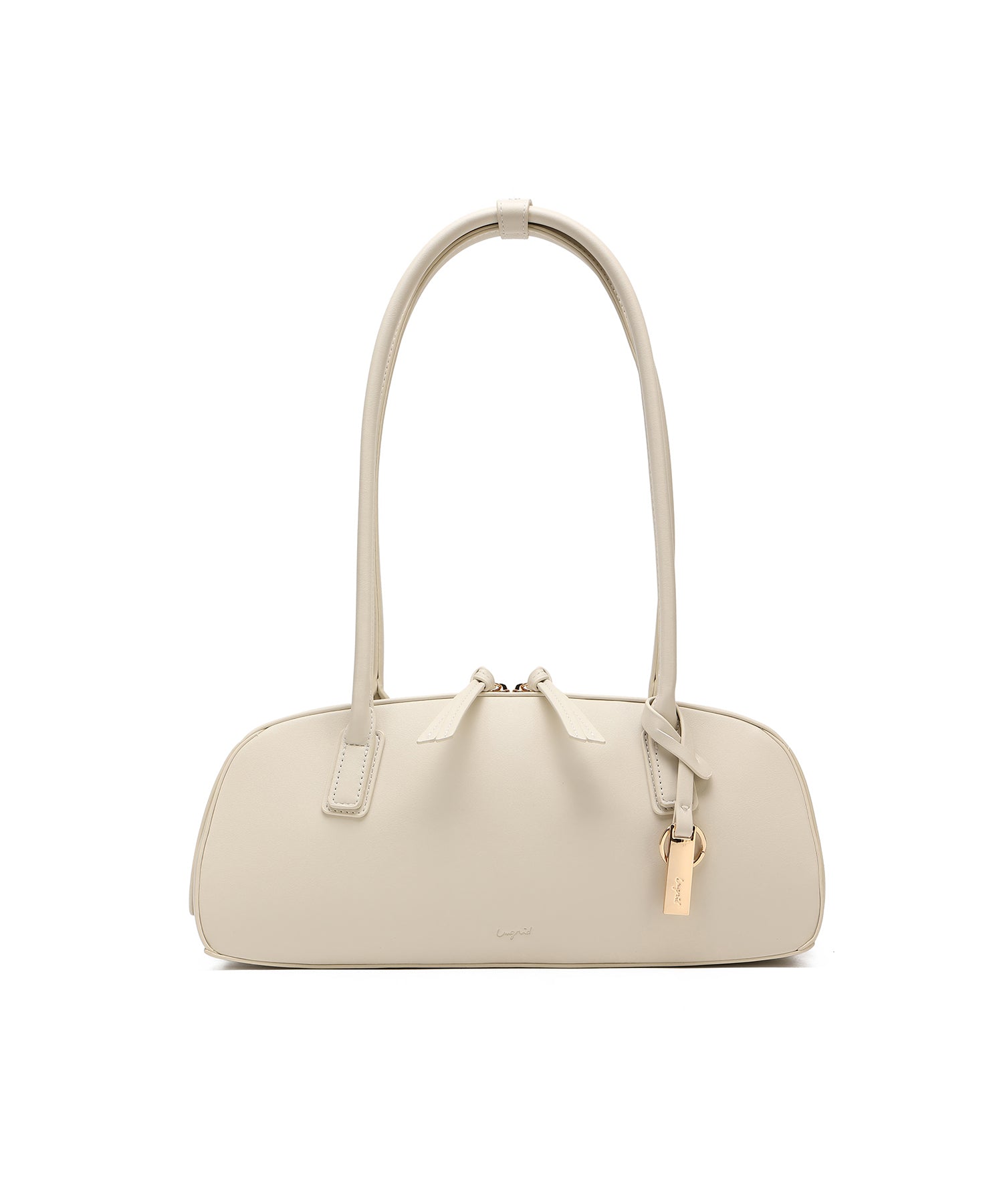 Ungrid Ungrid Simple Smooth Plate Charm Long Boston Bag