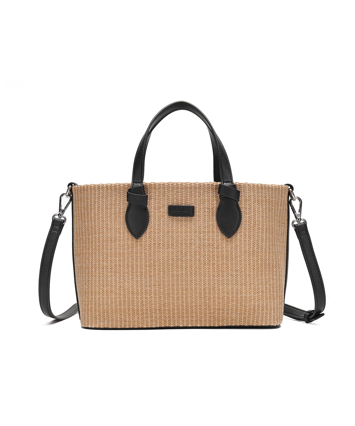 アングリッド Ungrid 雑材コンビ 巾着トートバッグ （BLK） BLK