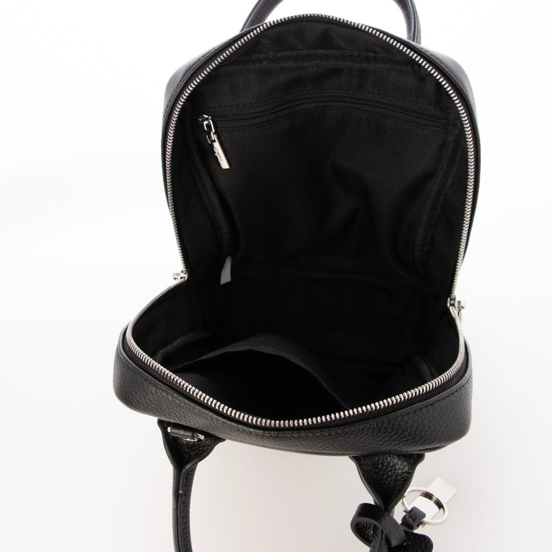 アングリッド Ungrid 牛革 スクエアミニボストンバッグ BLK