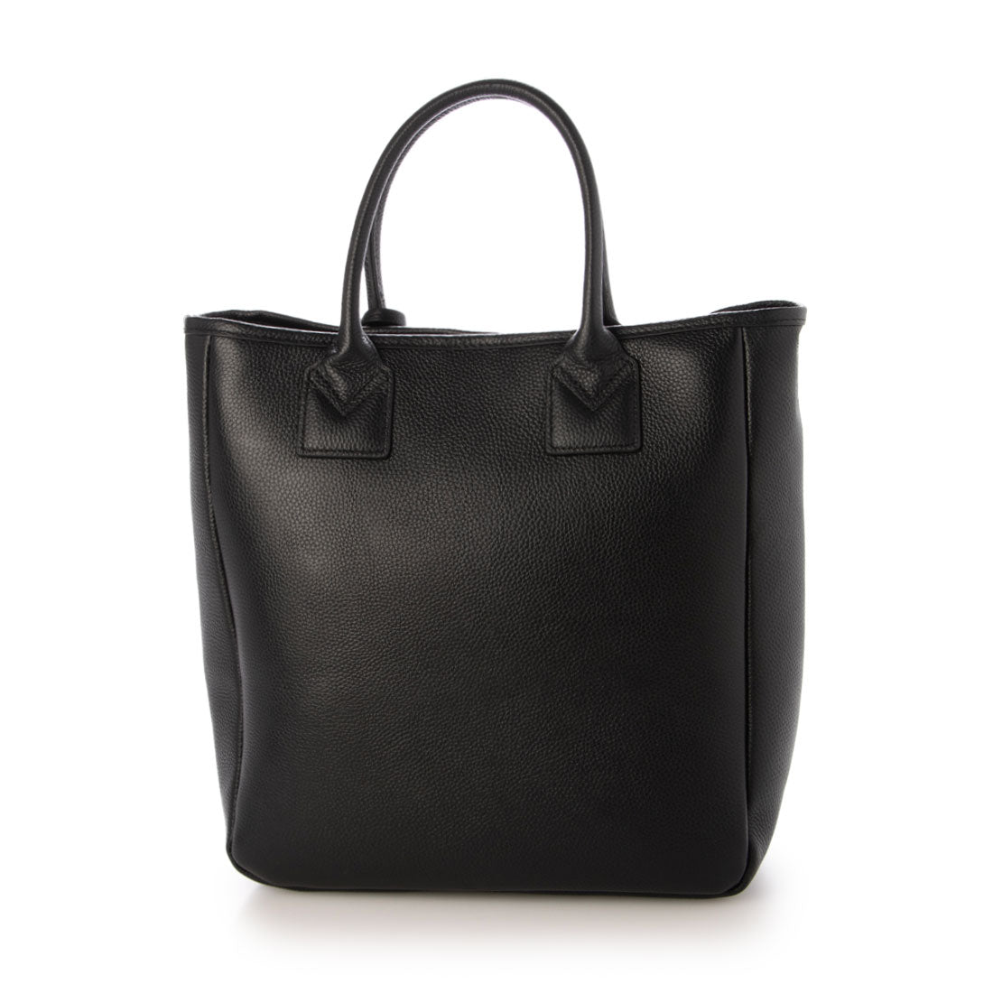 アングリッド Ungrid 牛革 ラージトートバッグ／A4収納可 BLK