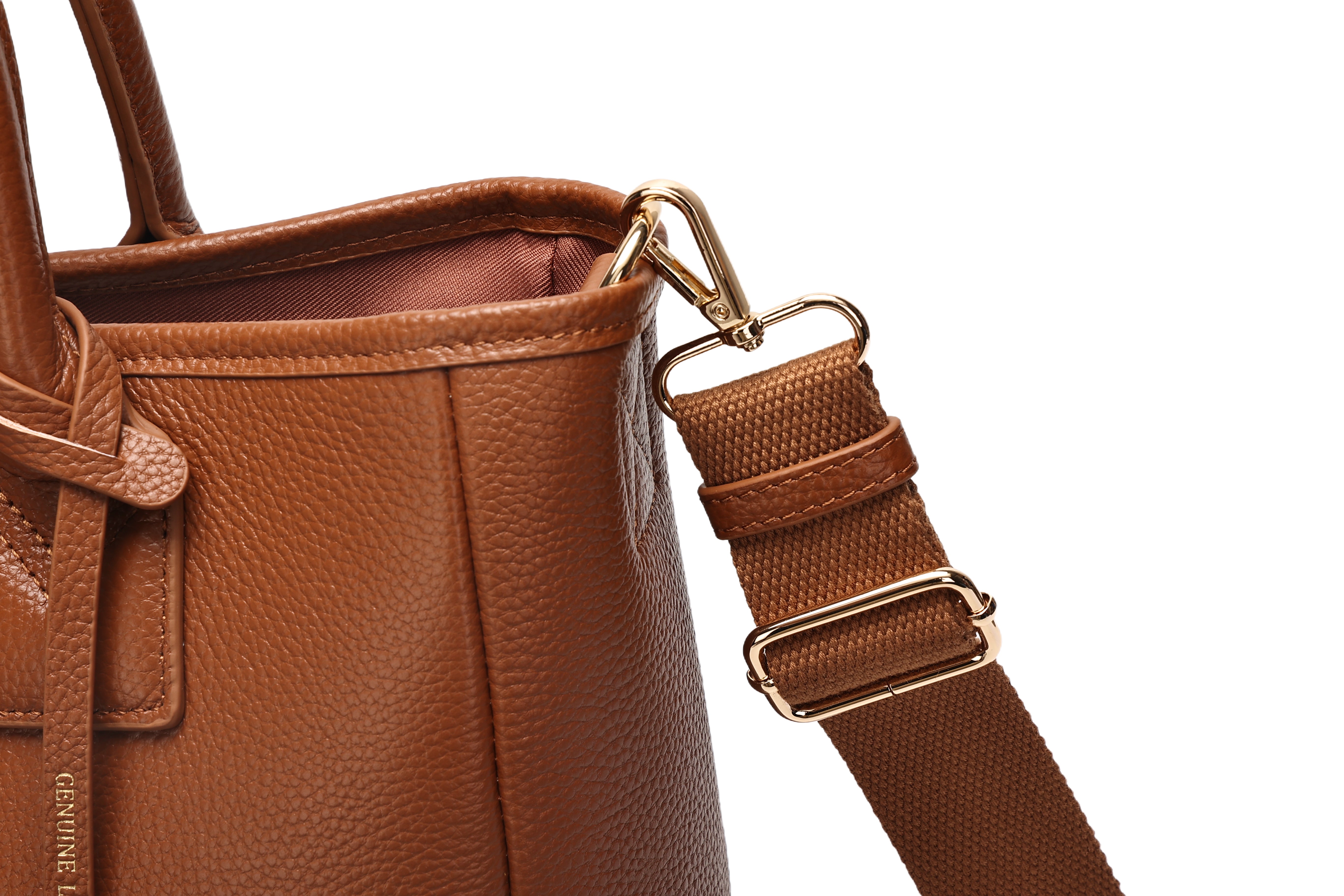 アングリッド Ungrid 牛革 ラージトートバッグ／A4収納可 CAM