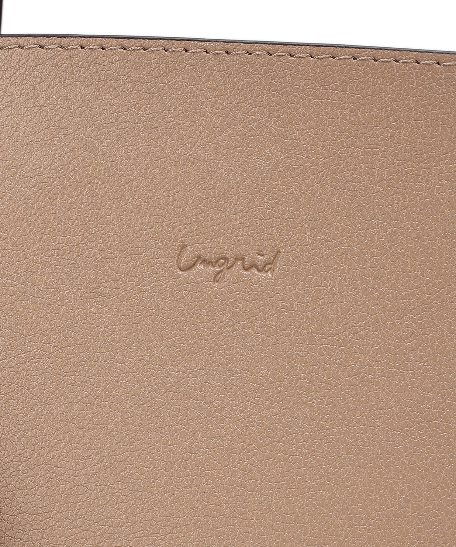 アングリッド Ungrid ケースチャーム付 軽量ハンドバッグ BEG56