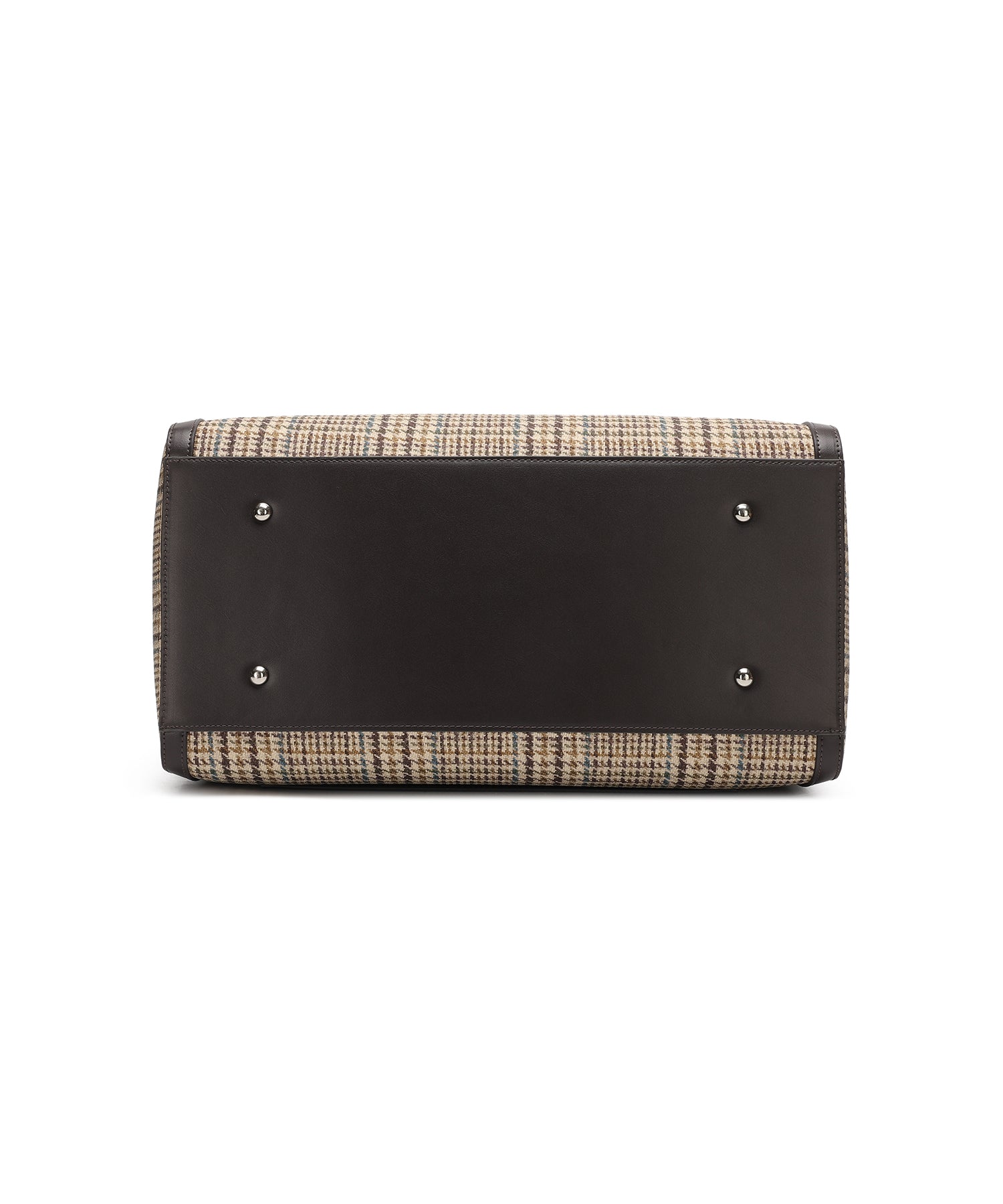 アングリッド Ungrid チェックコンビキャリーオントラベルボストンバッグ ケースチャーム付 BRNCHC