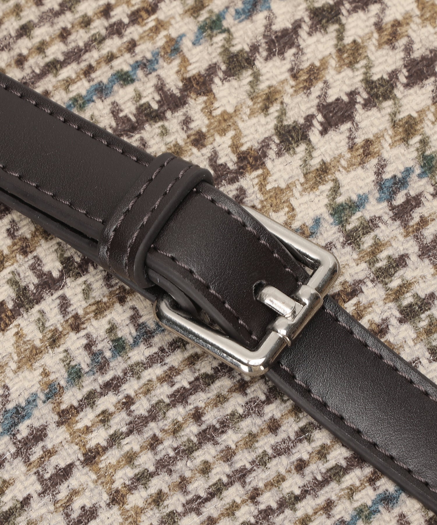 アングリッド Ungrid チェックコンビキャリーオントラベルボストンバッグ ケースチャーム付 BRNCHC