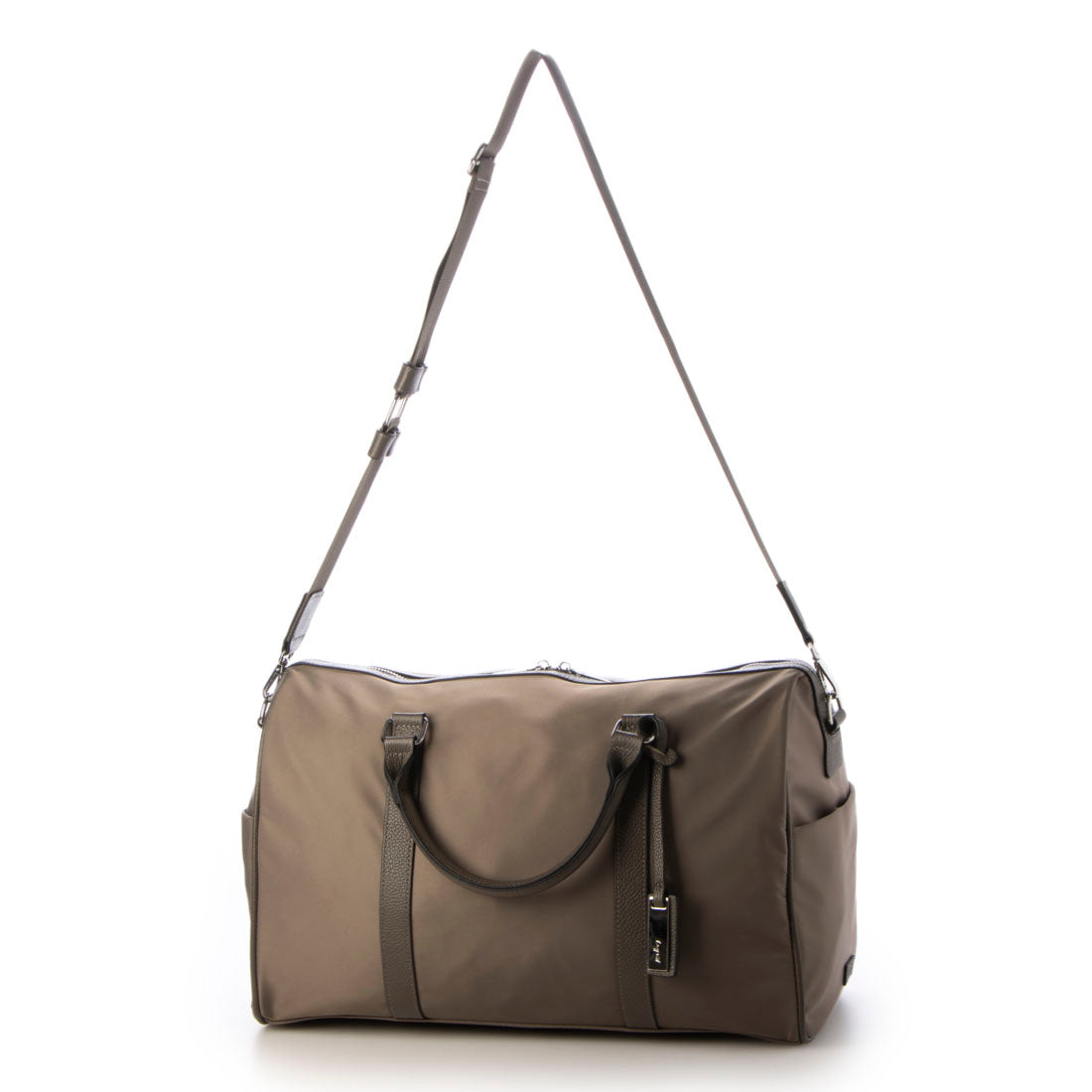 アングリッド Ungrid 牛革×ナイロン ラージボストンバッグ（旅行用キャリーオン） （GREGE） GREGE