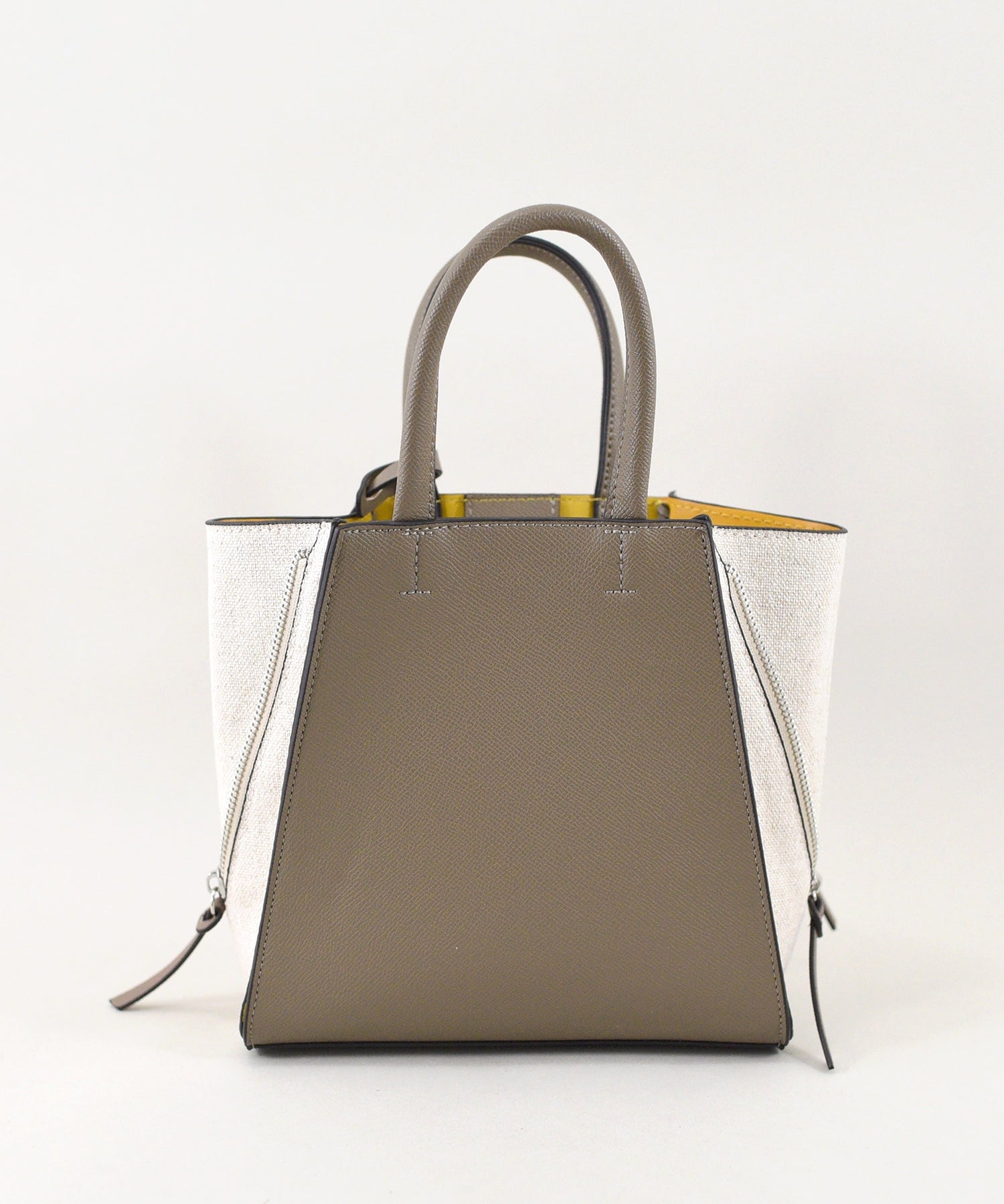 ユー U Point sac【ポワン サック】キャンバスコンビジッパートートバッグ/Sサイズ （トープミックス） トープミックス