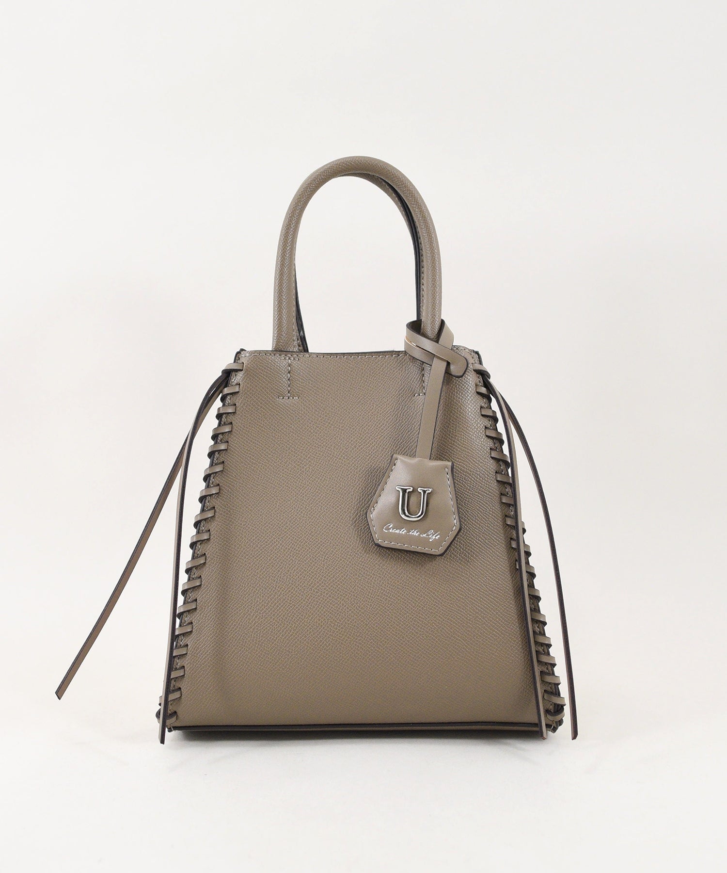 ユー U Point sac【ポワン サック】キャンバスコンビジッパートートバッグ/Sサイズ （トープミックス） トープミックス