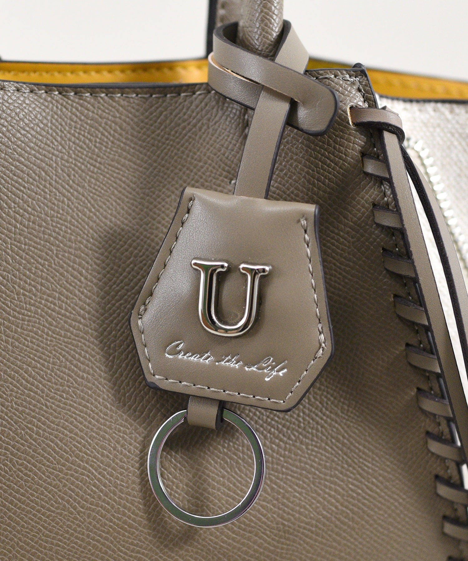 ユー U Point sac【ポワン サック】キャンバスコンビジッパートートバッグ/Sサイズ （トープミックス） トープミックス