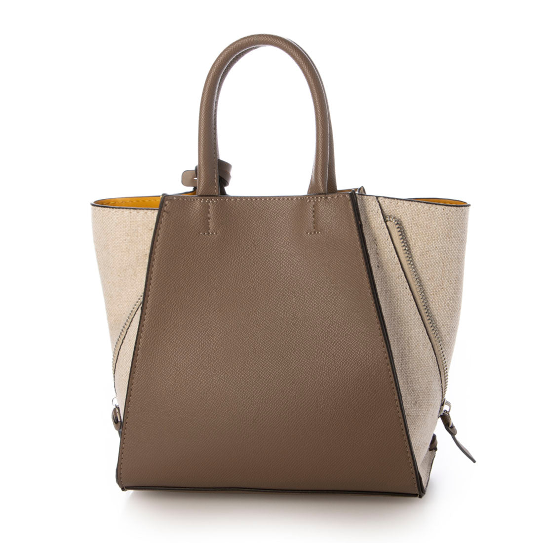 ユー U Point sac【ポワン サック】キャンバスコンビジッパートートバッグ/Sサイズ （トープミックス） トープミックス
