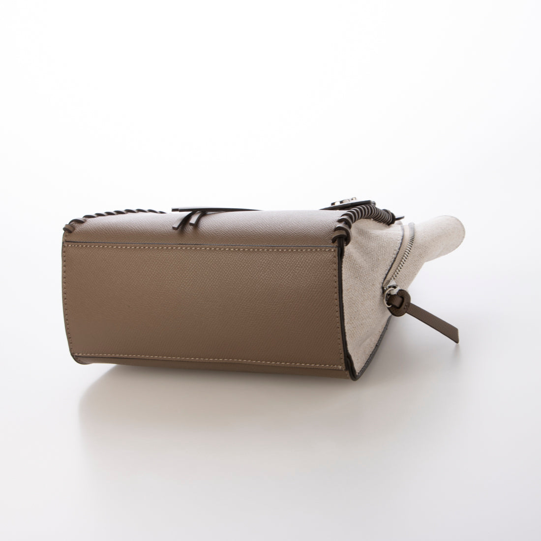 ユー U Point sac【ポワン サック】キャンバスコンビジッパートートバッグ/Sサイズ （トープミックス） トープミックス