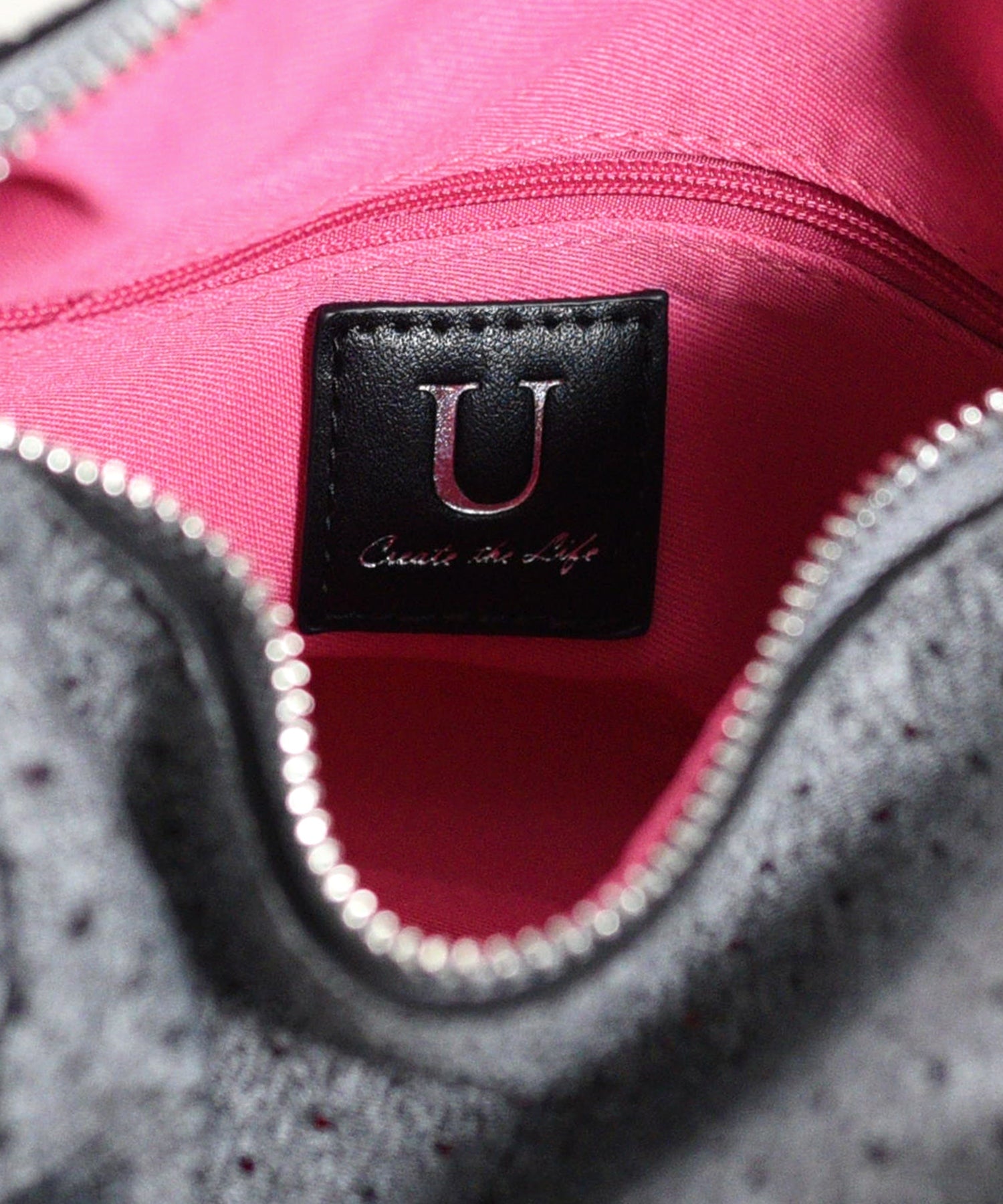 ユー U ボブディングショルダーバッグ （グレー） グレー