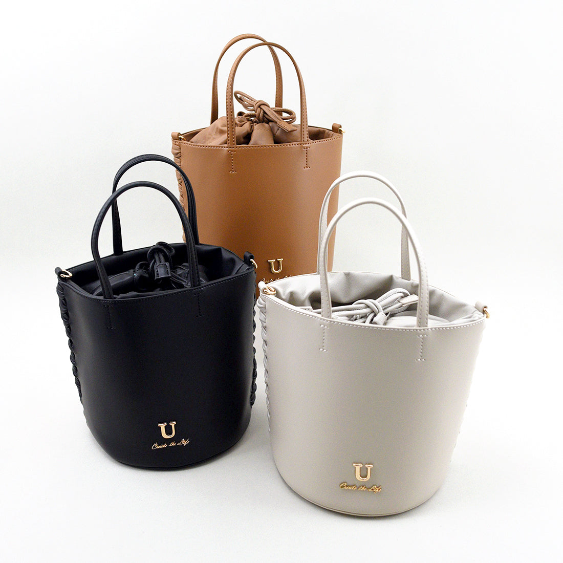 U point sac【Poin Sac】Bucket Shoulder Bag