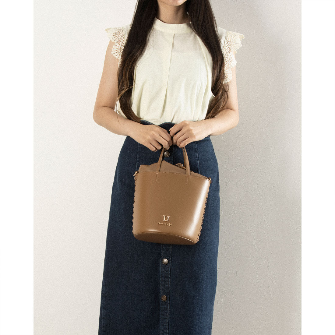 U point sac【Poin Sac】Bucket Shoulder Bag