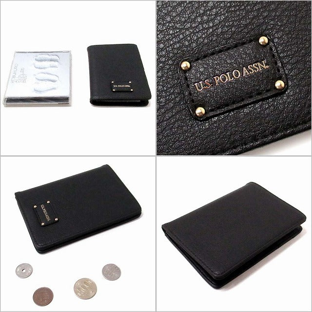 ユーエスポロアッスン U.S. POLO ASSN. U.S. POLO ASSN. ユーエスポロアッスン サイフ パスポートホルダー パスポートケース 27A244AA BLCK （ブラック） ブラック