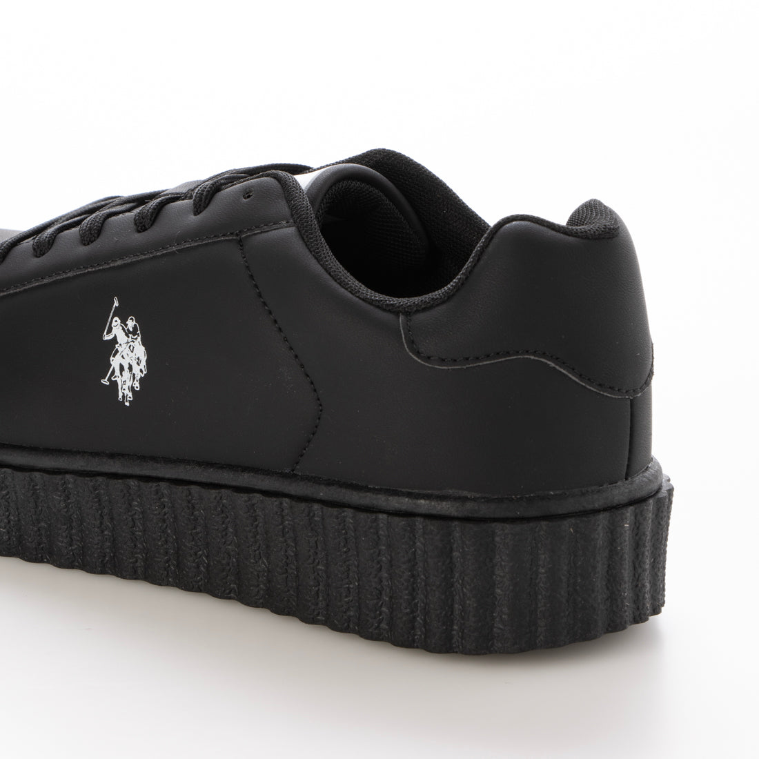 ユーエスポロアッスン U.S. POLO ASSN. ワンポイント スニーカー ポロ ユーエスポロ アッスン PL00811 （ブラック） ブラック