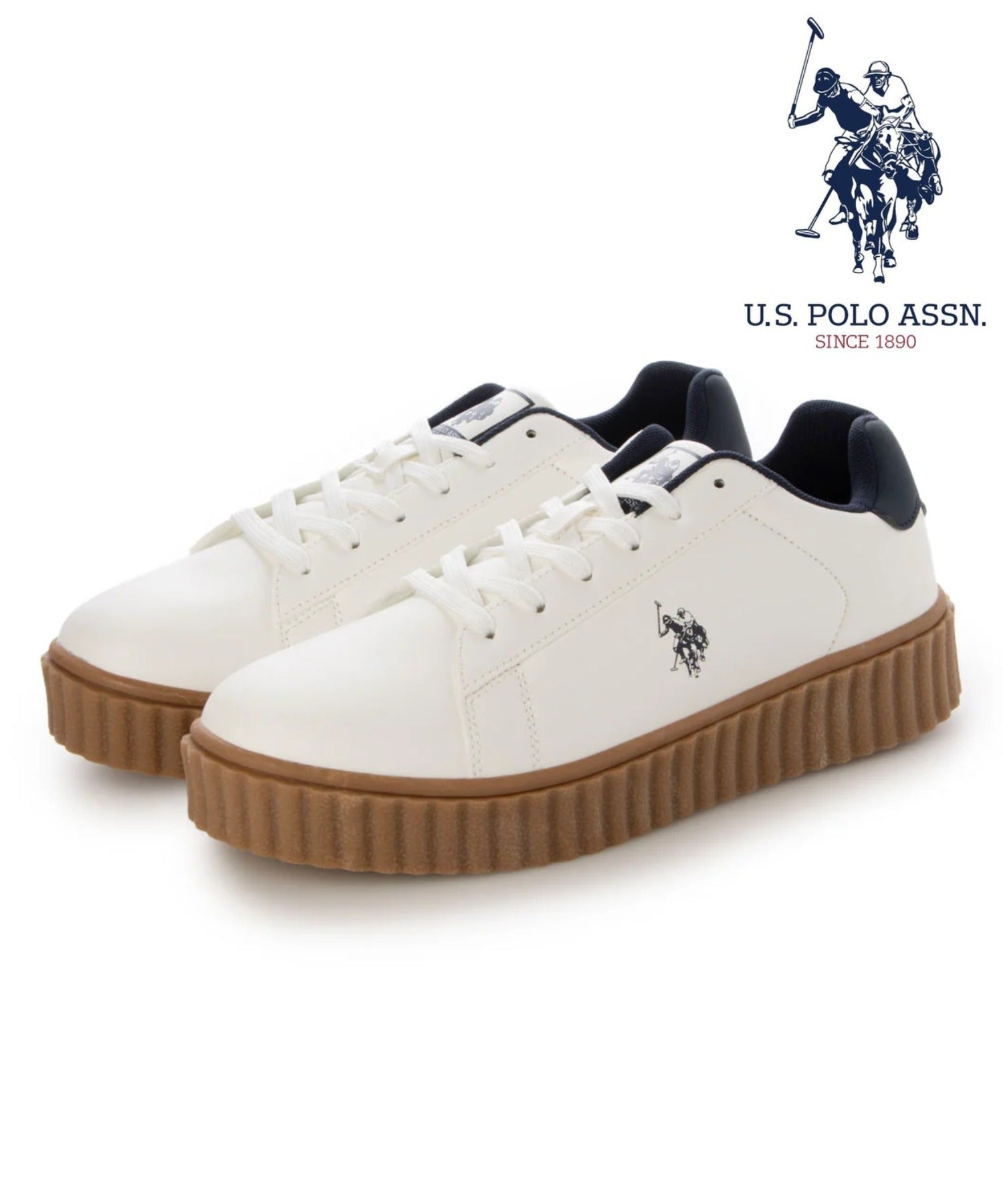 ユーエスポロアッスン U.S. POLO ASSN. ワンポイント スニーカー ポロ ユーエスポロ アッスン PL00811 （ネービー） ネービー