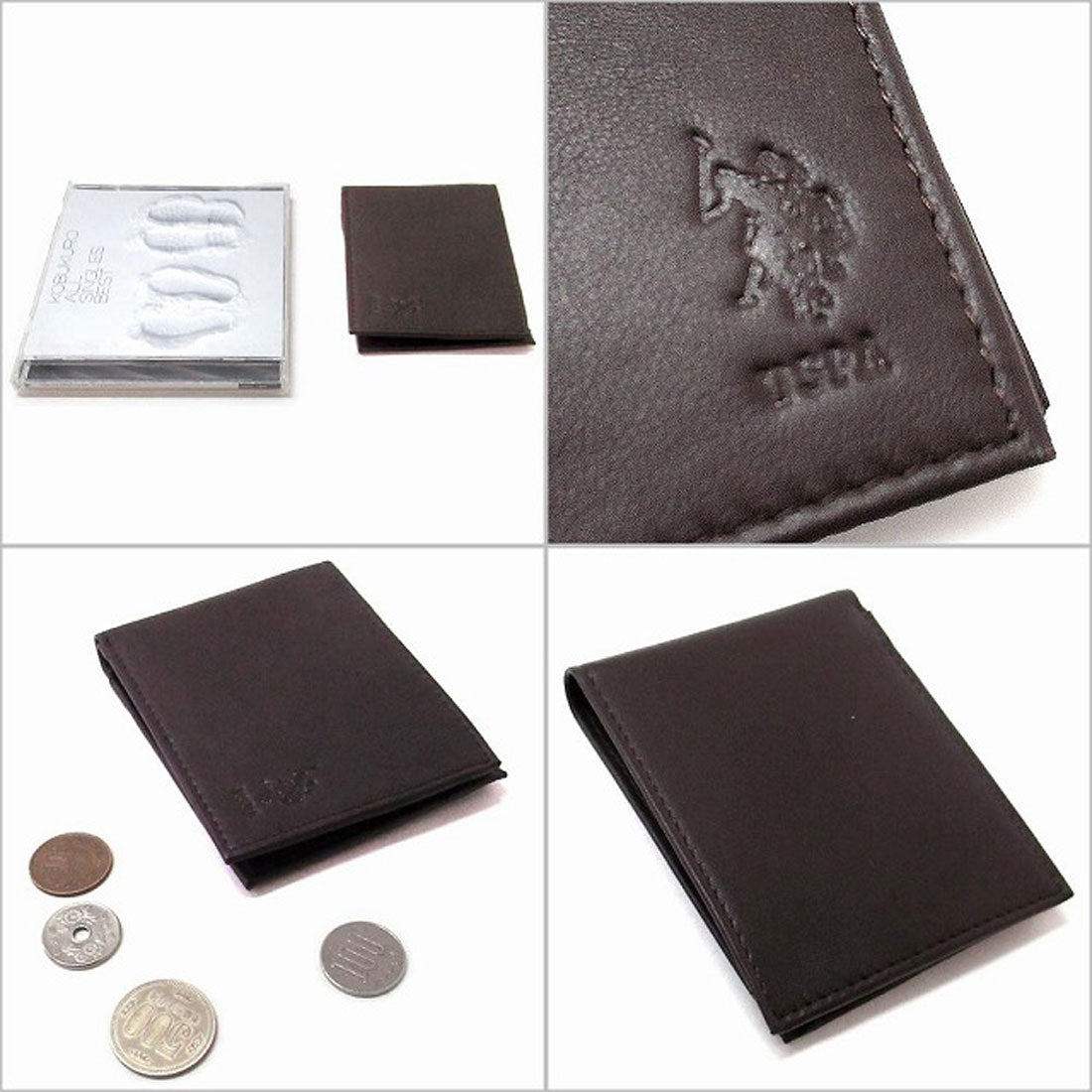 ユーエスポロアッスン U.S. POLO ASSN. U.S. POLO ASSN. ユーエスポロアッスン サイフ メンズ レザー 二つ折り財布 BOX付き 27A274AA BRON （ブラウン） ブラウン