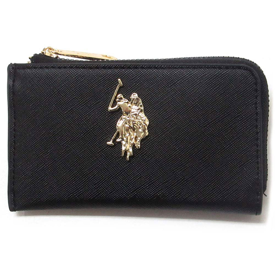 ユーエスポロアッスン U.S. POLO ASSN. U.S. POLO ASSN. ユーエスポロアッスン コインケース カードケース ロゴ ブラック  27A350AA BLCK （ブラック） ブラック