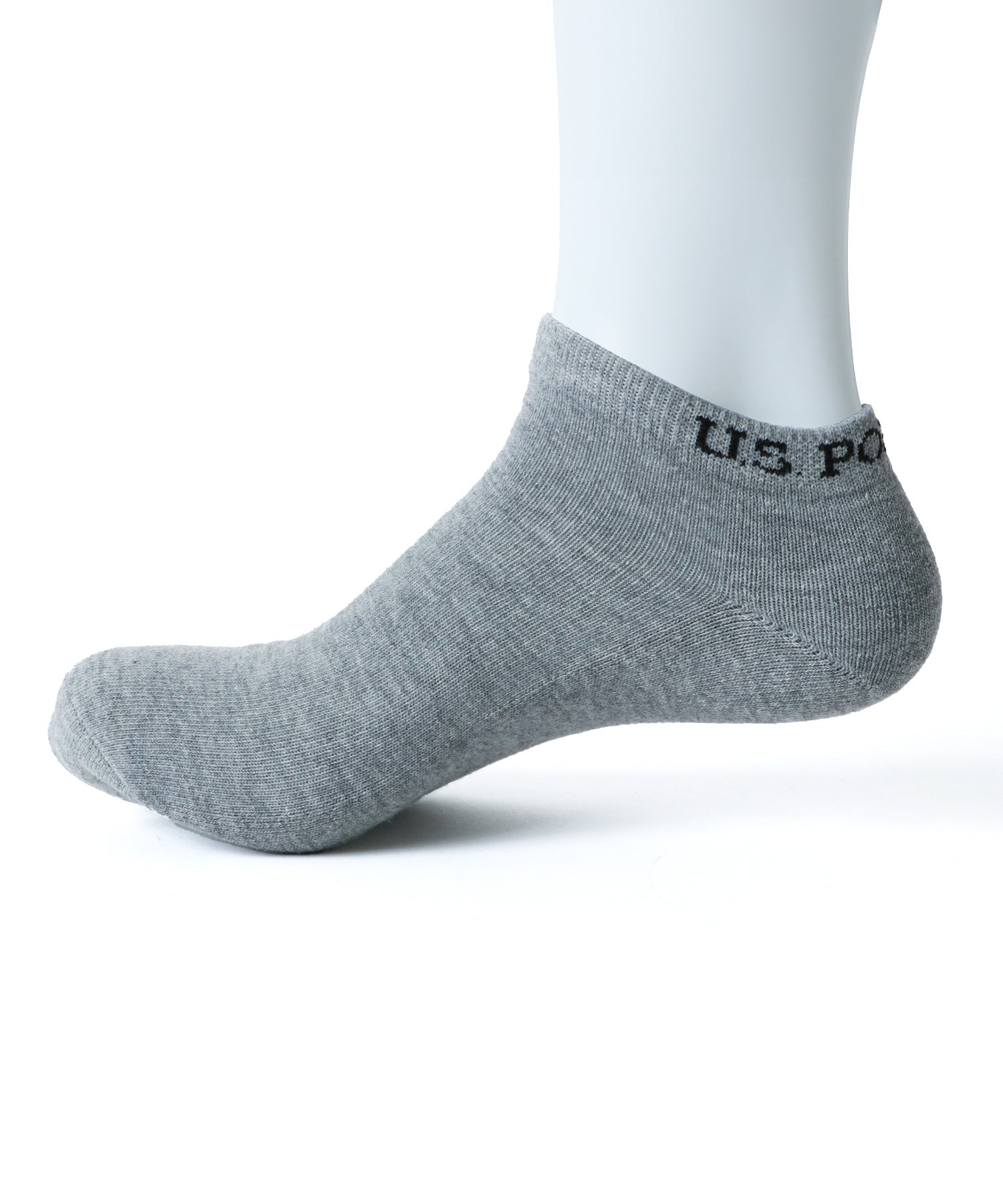 ユーエスポロアッスン U.S. POLO ASSN. USPA スニーカーソックス 靴下 3足組 3Pセット 無地 ワンポイント 短丈