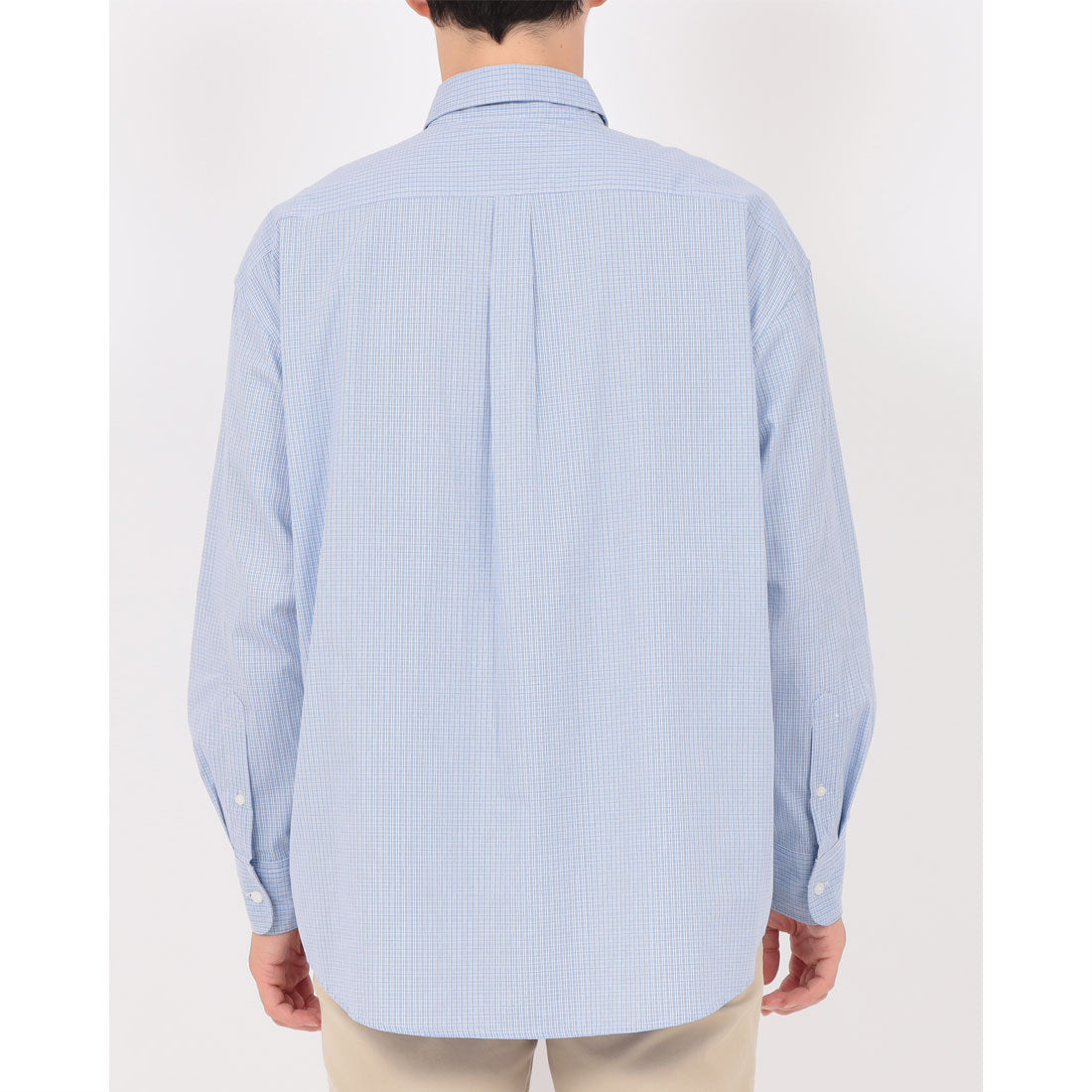 ユーエスポロアッスン U.S. POLO ASSN. ワンポイントロゴ ポニー刺繍 レギュラーカラーロングシャツ REGULAR COLLAR LONG SLEEVE SHIRT （ライトブルー） ライトブルー